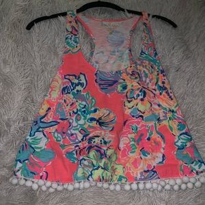 Lilly Pulitzer Pom Pom tank top!